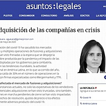 La adquisicin de las compaas en crisis